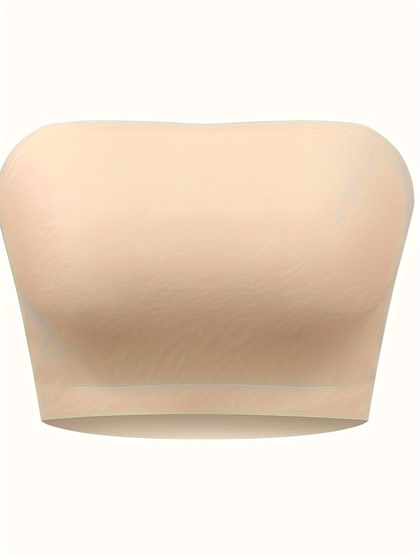 Seamless strapless wireless bandeau for women, providing sexy, comfortable push-up support in lingerie or underwear.