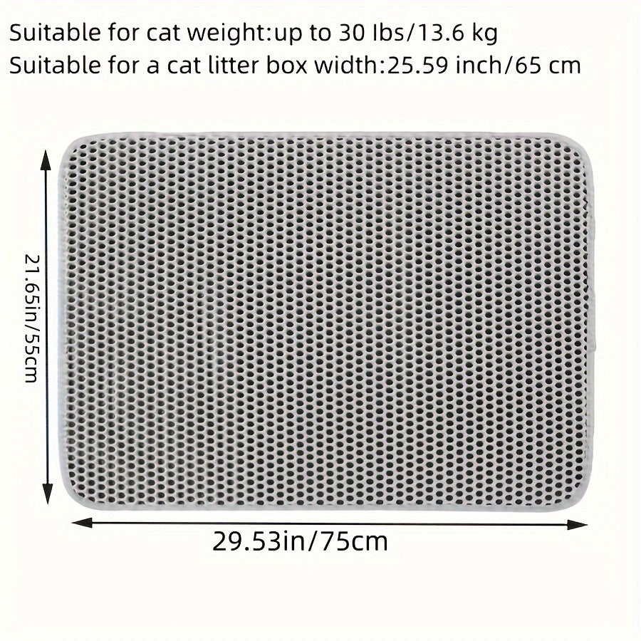 Ikki qatlamli suv o'tkazmaydigan mushuk to'plami phthalate-free EVA/PP dan tayyorlangan bo'lib, to'plarni oson tozalash uchun ushlab turadi. Mushuklar uchun ideal, juda katta o'lcham.