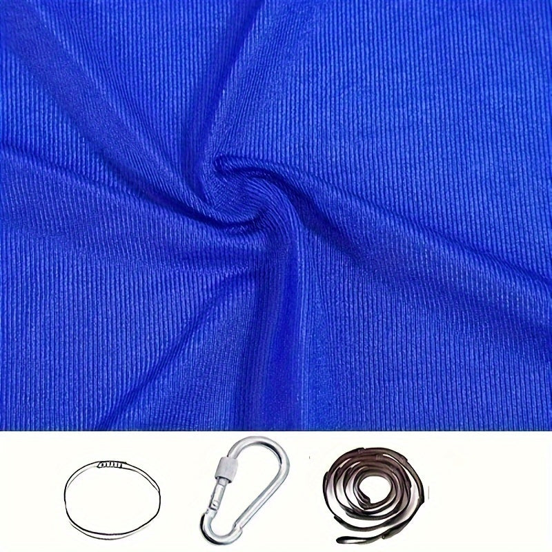 100*280cm Elastic Swing Hammock for Indoor and Outdoor Use, Adjustable Fabric for Yoga, Camping, Picnic