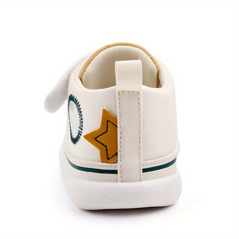 Children's Casual Cartoon Low Top Canvas Sneakers, Comfortable and Non-Slip