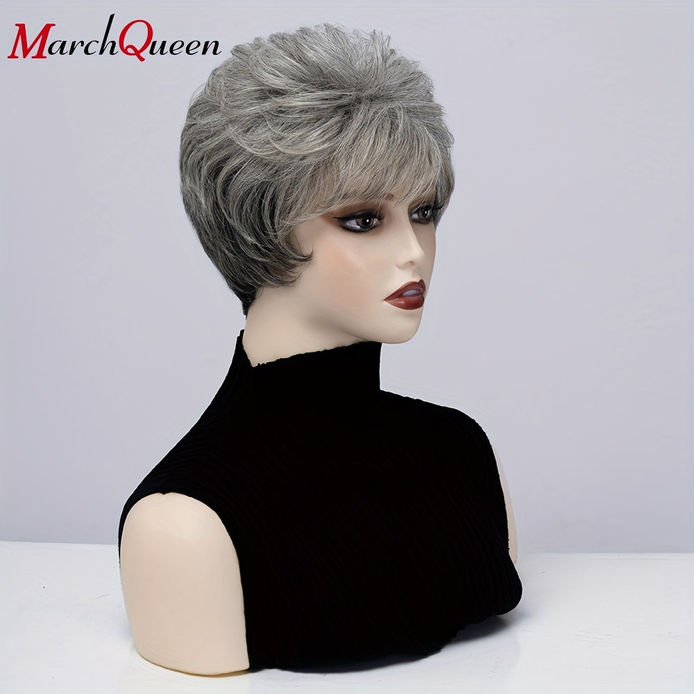 Short wigs made from real human hair in gradient colors from Europe and America.