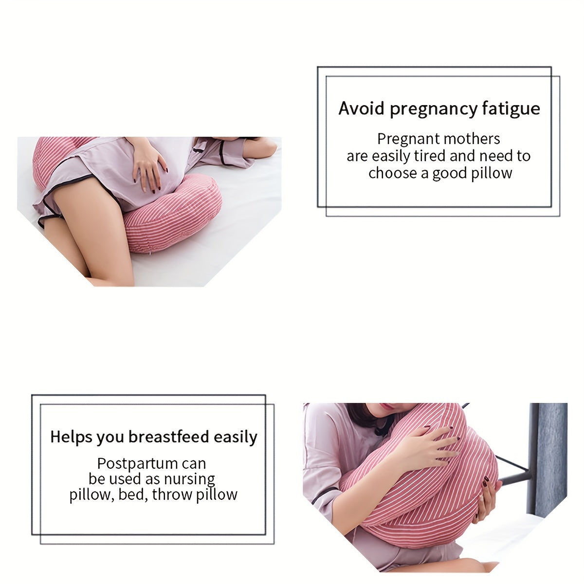 Pregnant Woman Hip Pillow with Lumbar Support, Side Lying Abdominal Pillow, and Multi-functional Lumbar Pillow for Comfort