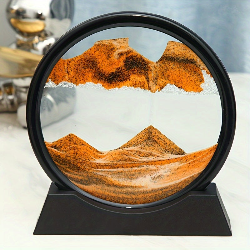 Art Timer Quicksand - Unique Decor for Living Room, Creative Gift Idea for Home and Office Desk