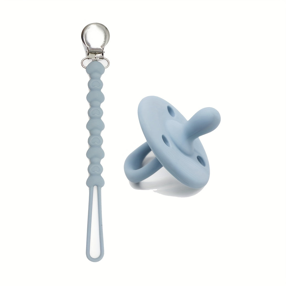 Set of 2 Silicone Soothing Items with Chains - Ideal Present for Christmas, Halloween, Thanksgiving, and New Year