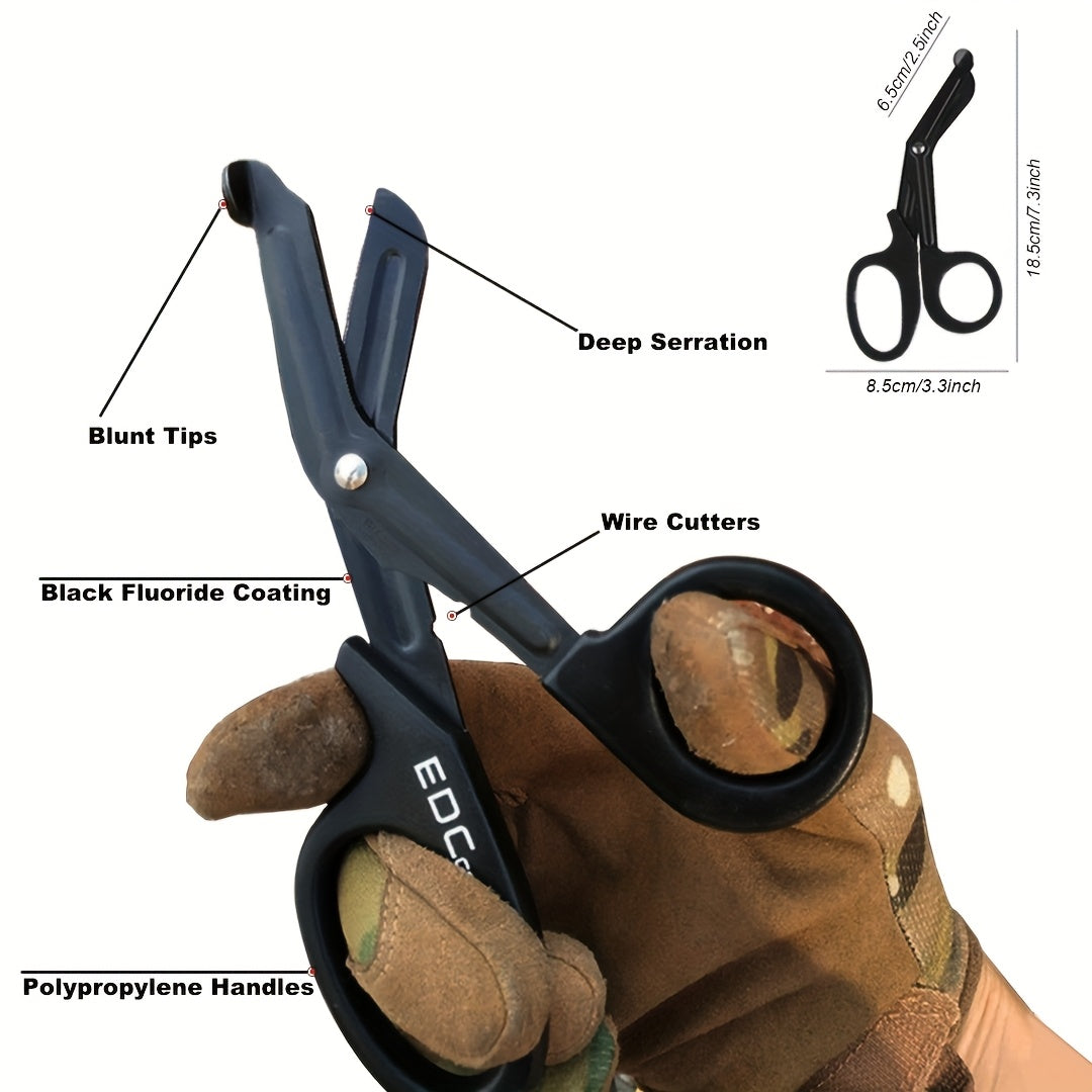 1pc EDC Shear: Versatile Emergency Scissor for Indoor and Outdoor Use.