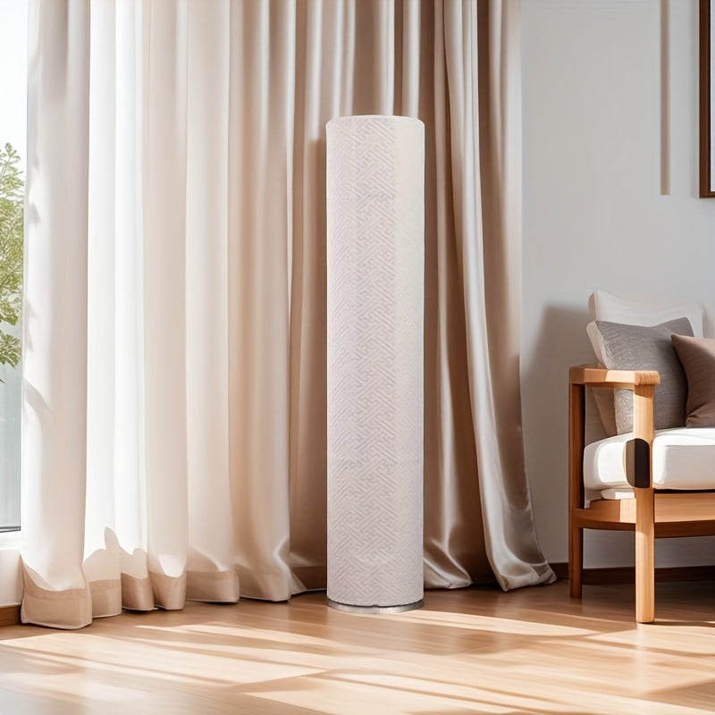 The Stretchable Air Conditioner Dust Cover is designed to fit units measuring 179.83cm-184.91cm. This aesthetically pleasing home and kitchen accessory provides protection for your heating and cooling system, without the need for power. Keep your air