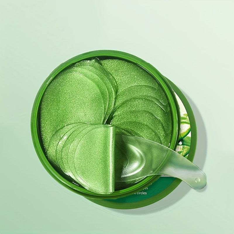 Aloe Vera Collagen Eye Mask: 60pcs/Box, Moisturizing and Firming