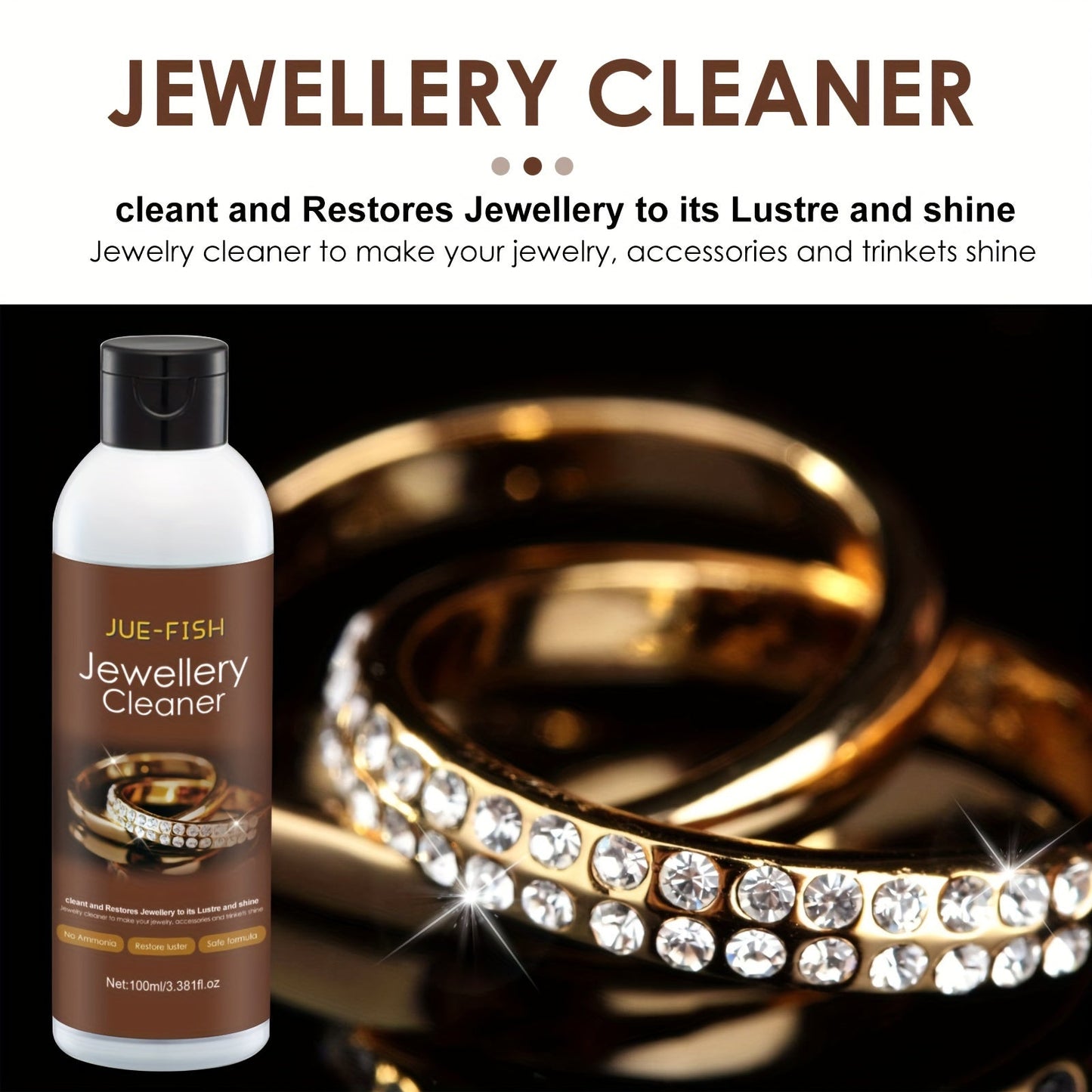 Liquid for Polishing and Cleaning Silver and Gold Jewelry