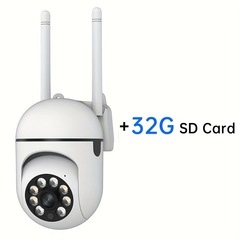 JOOAN Wireless Security Camera with Color Night Vision, 2-Way Audio, Motion Alerts, PTZ Technology, App Control, and Motion Tracking for Babies, Elderly & Pets.