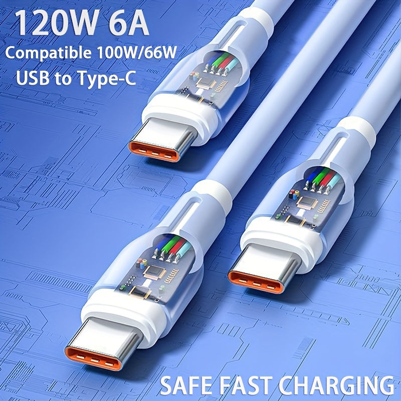 Fast charging cable compatible with various mobile phone brands for high-speed data transfer, including in-car use.