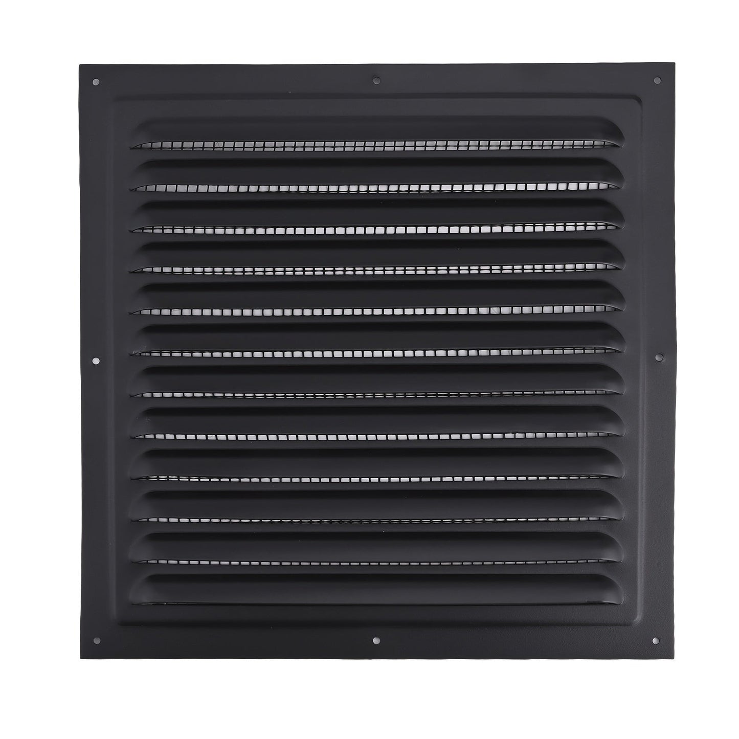 Havo ventilyatoringizni 25.4x25.4 sm o'lchamdagi alyuminiy grill bilan yopib qo'ying, bu AC tizimlari, HVAC va havo aylanishini yaxshilash uchun mukammal. Ushbu elektrsiz louverli shutter ventilyatsiya qopqog'i zaruriy aksessuardir.