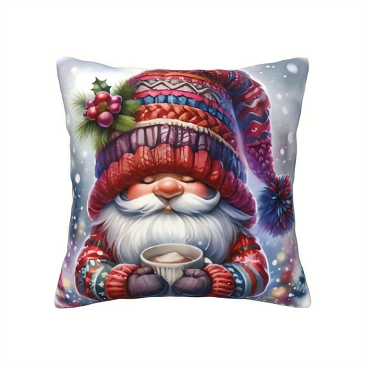 Christmas themed pillow covers for couch cushions, perfect for adding holiday cheer to your living room or bedroom. Makes a great Christmas gift or decorative ornament. Measure 45*45CM, does not include pillow insert. Available in a set of 4 or