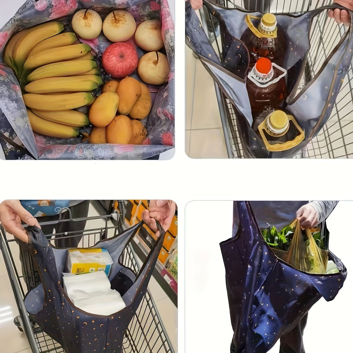 Durable and Lightweight Penguin Pattern Tote Bags - Perfect for Shopping, Groceries, and Everything in Between! These reusable and foldable totes are also recyclable, water resistant, and compact enough to fit in your pocket.