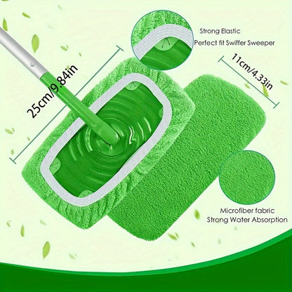 Swiffer Mop Compatible Cloth, Ideal for Wet and Dry Cleaning with Rotating Mop Head.