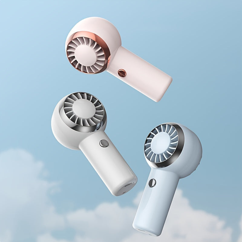 Compact and stylish, this 1pc Mini Wearable Fan is designed for women on the go. It features a portable USB rechargeable lithium battery, with a 3-speed adjustable 360° wind for high-speed cooling. Perfect for both indoor and outdoor use, this fan is