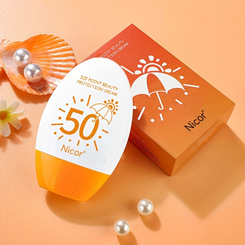 SPF 50 Waterproof Sunblock Cream for Outdoor Skin Care