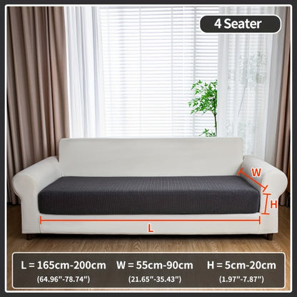 Waterproof stretch sofa cover, modern non-slip couch protector, pet-friendly elastic slipcover for living room, fits all seat and L-shaped sofas.