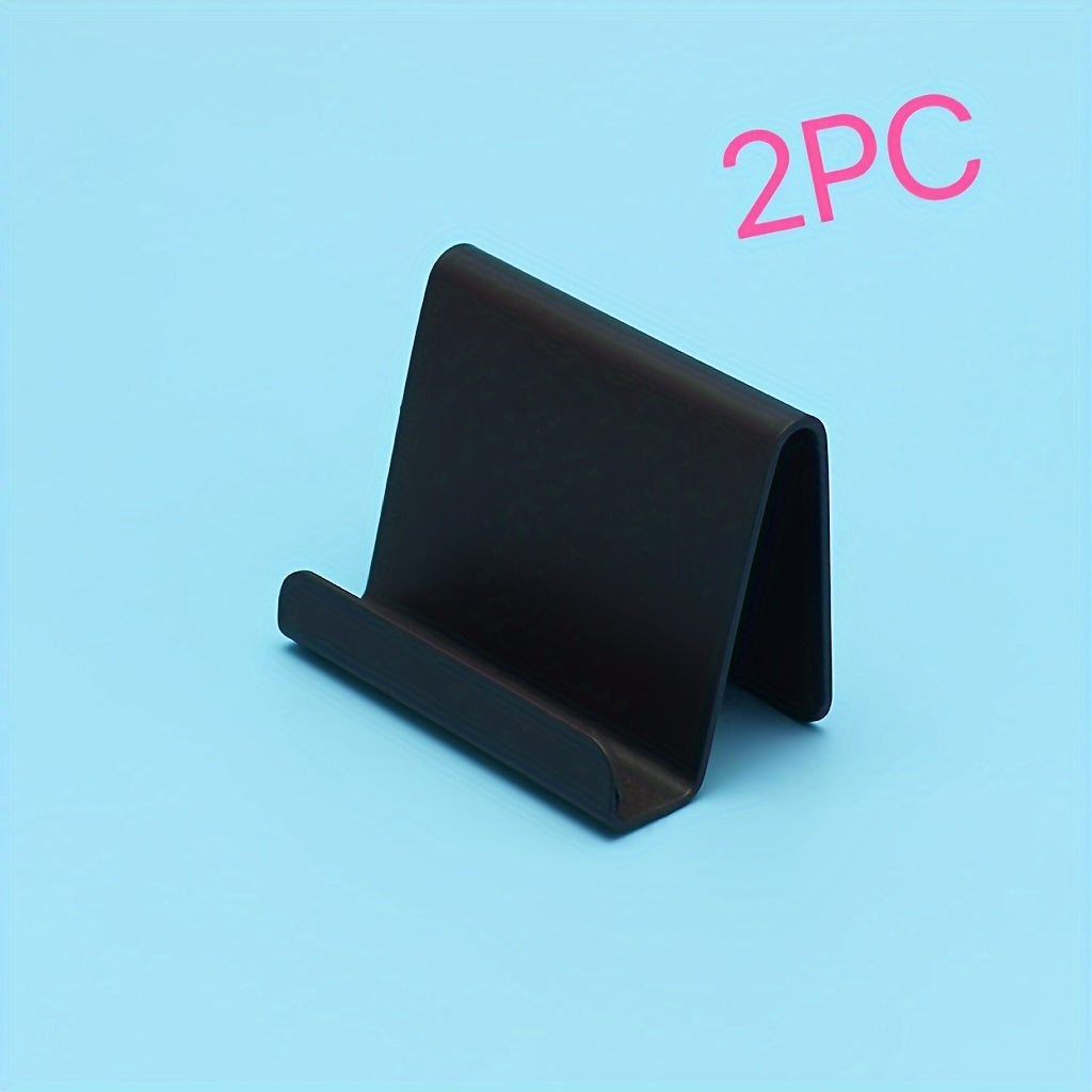 This durable desktop mobile and tablet bracket is perfect for use at home, school, or the office. It comes in various solid colors such as red, rose red, pink, and lake blue, and is compatible with most cell phones.