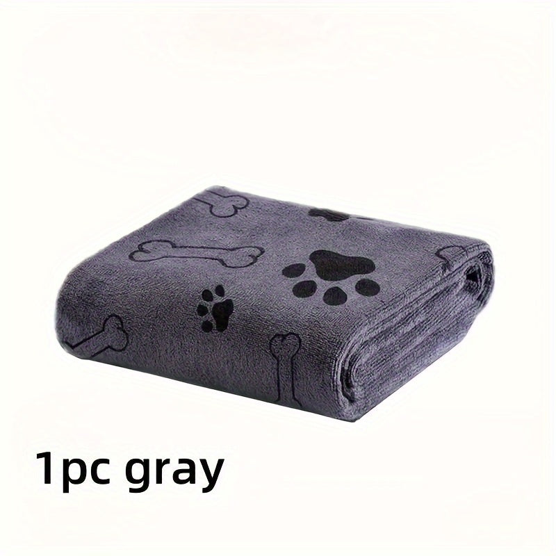 Bulk microfiber dog towels for quick drying, ideal for pet grooming.