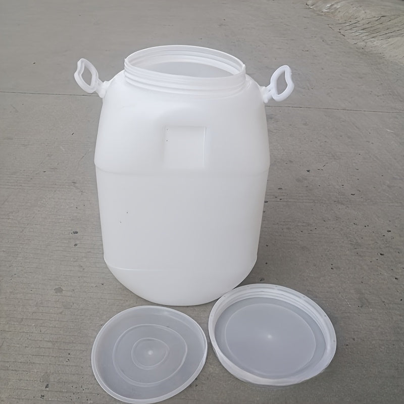 25L Heavy-Duty HDPE Plastic Bucket with Secure Lid - Resistant to Acids & Alkalines, High Temperatures, and Thicker Walls for Outdoor, Wall and Patio Cleaning.