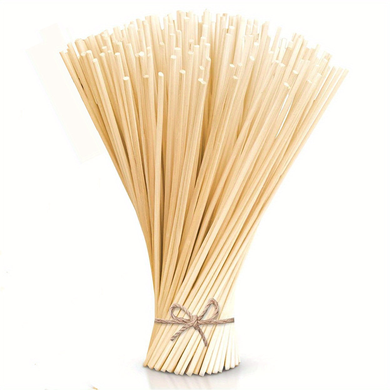 50pcs Natural Rattan Reed Diffuser Sticks - Long-lasting Aroma Refills for Spa and Fragrance (24cm x 3mm)