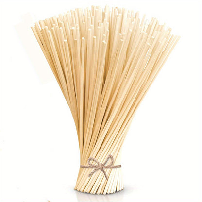 50pcs Natural Rattan Reed Diffuser Sticks - Long-lasting Aroma Refills for Spa and Fragrance (24cm x 3mm)