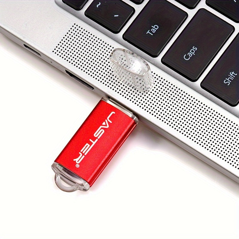 JASTER Mini USB Flash Drive in various sizes and colors with free key chain, ideal as creative gifts.