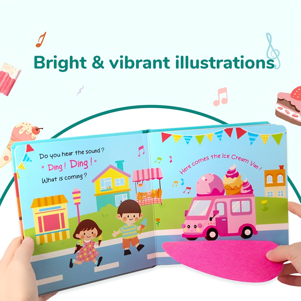 The Car Is Coming!" Felt Petal Book promotes fine motor skill development in children through interactive play.