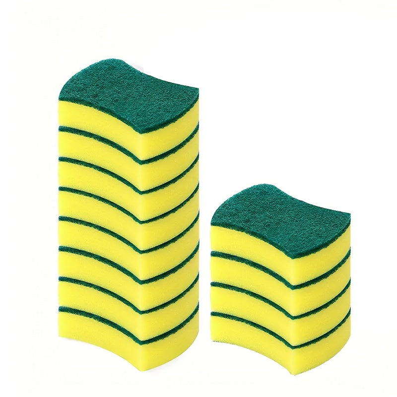 Get ready for the new semester with our versatile cleaning sponge! This double-sided scrubbing pad is perfect for all your home cleaning needs, from dishes to kitchen surfaces. Made with high-quality materials, this durable and scratch-free sponge wipe