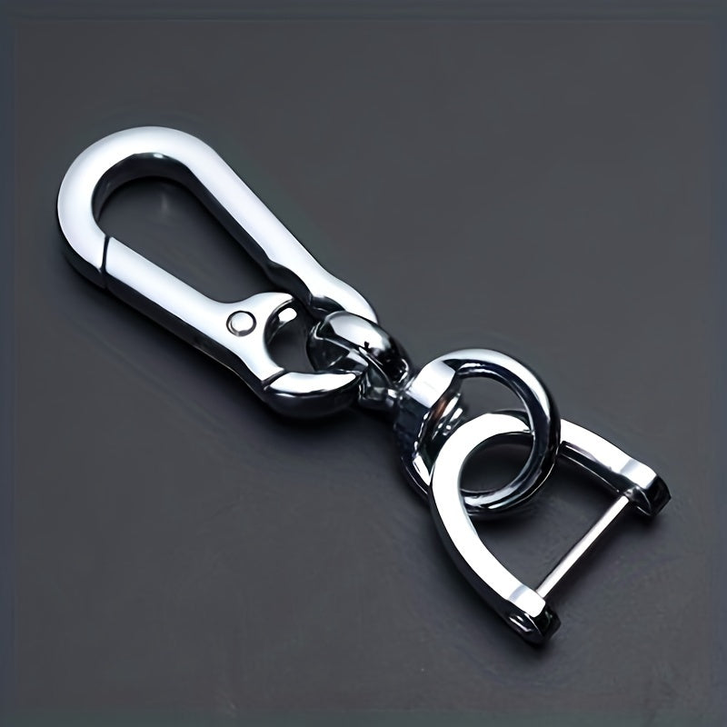 Durably made alloy keychain with phone number tag for easy retrieval.