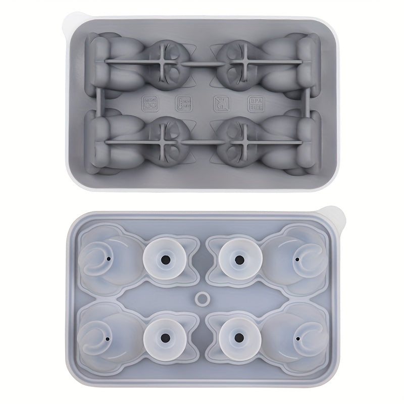 One silicone cat ice cube tray that can also be used as a chocolate mold, pudding mold, jelly mold, and candy mold. Great for making whiskey ice cubes, cocktails, and other frozen treats. Essential for any kitchen or apartment, perfect for parties and