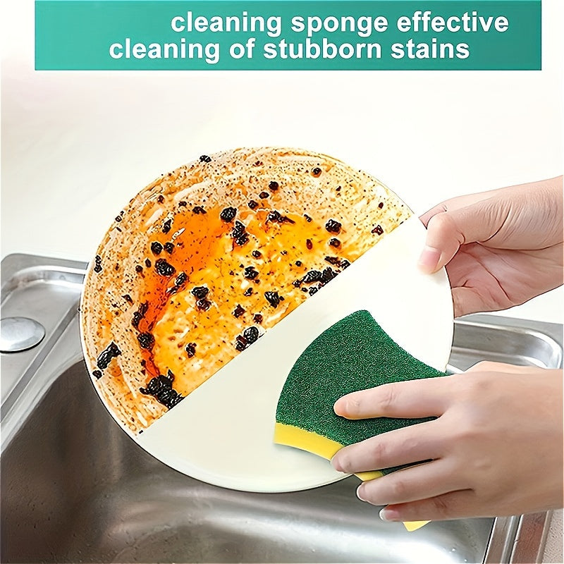 Get a value deal on a 10/12/24 Pack of versatile cleaning sponges! These sponges feature dual-sided scrub pads, premium material for durability, scratch-free cleaning, and super absorbency. They are essential for keeping your kitchen, bathroom, outdoor