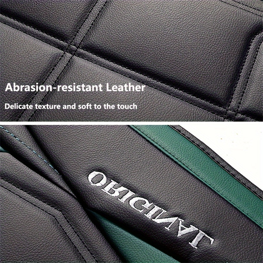 Universal PU Leather Car Seat Covers, Set of 2, Easy to install and maintain, Full protection, Fits most models.