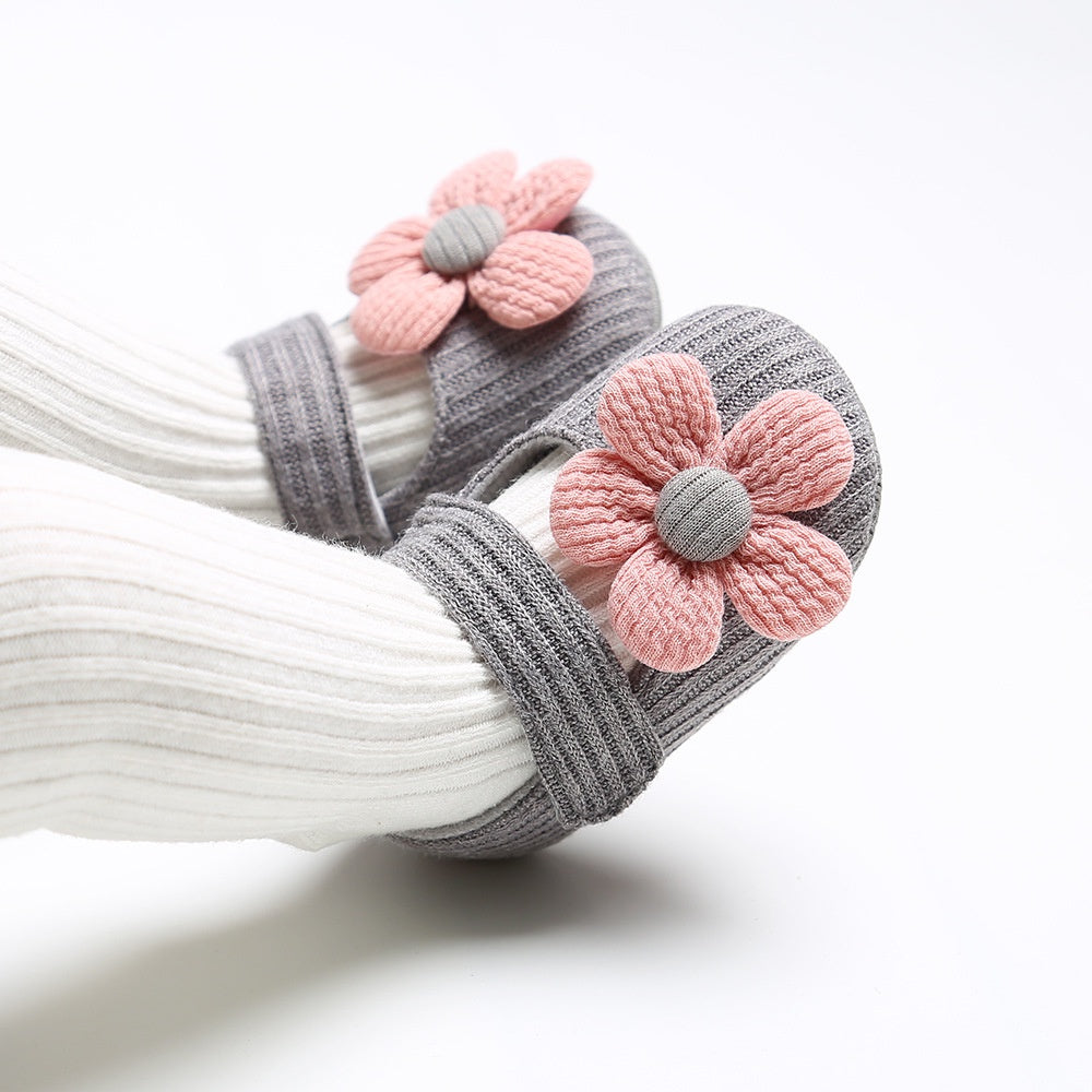 Newborn cozy plush slippers for baby boys and girls