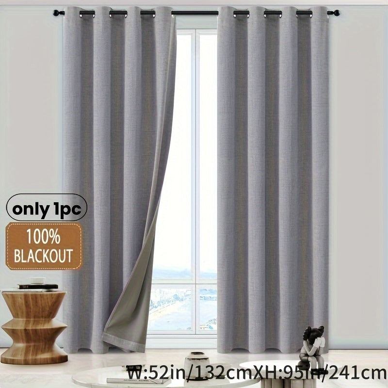 Energy efficient full blackout curtains with a back coating, perfect for blocking out the sun in your bedroom. These thermal insulated window drapes make a stylish addition to your living room decor.