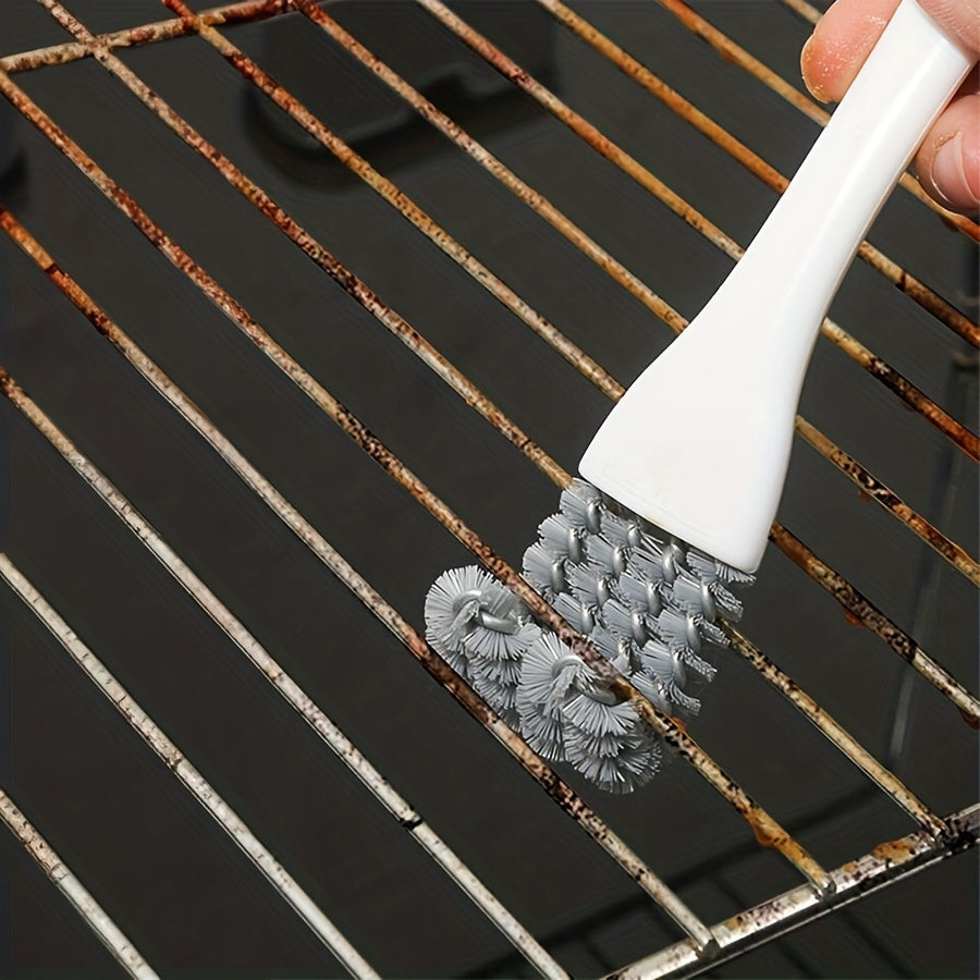 1pc Creative Cleaning Brush for Barbecue Grill, Gaps, Blinds, Kitchen Stove, Sink, Oven, Tabletop. Strong stain removal. Great for Back to School.