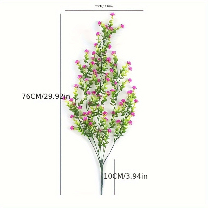 3 artificial camellia hanging plants perfect for home decor, patio, or indoor spaces, without container. Ideal as get well soon gift or Easter decoration.