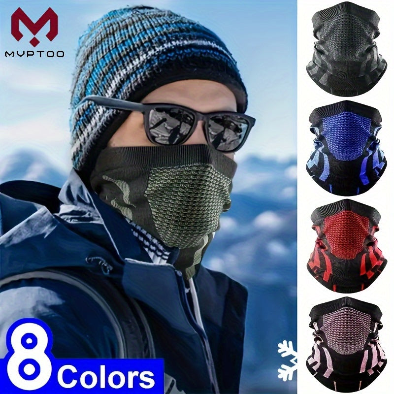 Stay warm this winter with our versatile Winter Neck Gaiter Neck Warmer. This half face ski mask cover shield is perfect for braving the cold weather, offering windproof protection. Use it as a tube bandana, balaclava, or neck warmer while running