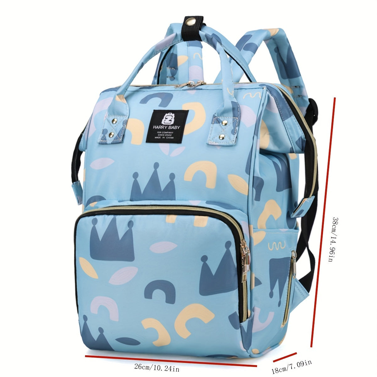 Stylish and Durable Backpack with Waterproof and Spacious Design, Ideal for Busy Moms