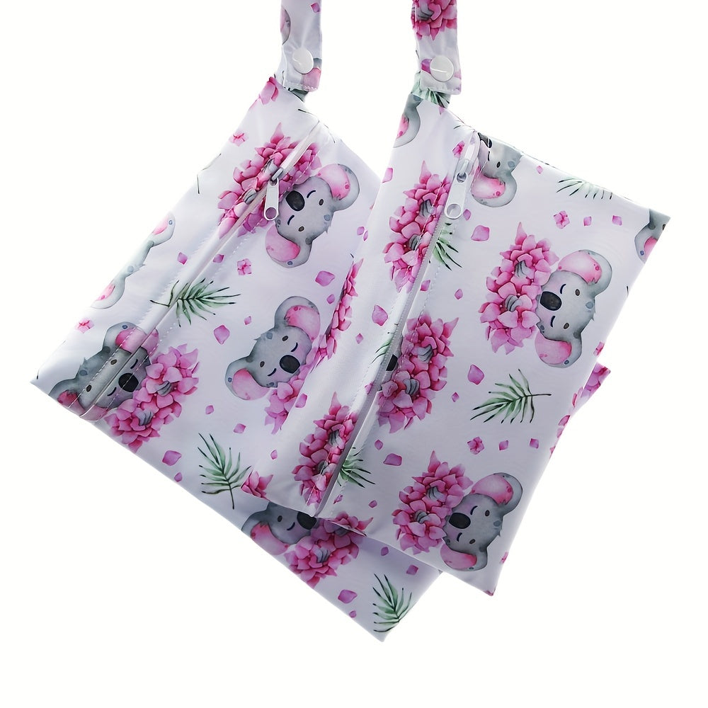 Koala Print Diaper Bags - Set of 2 Asenappy Bags, Perfect for Halloween, Thanksgiving, and Christmas Gifts