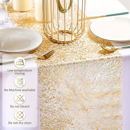 Beautiful golden table flag for commercial and festive DIY decorations, family gatherings, outdoor weddings, and holiday or birthday gifts.