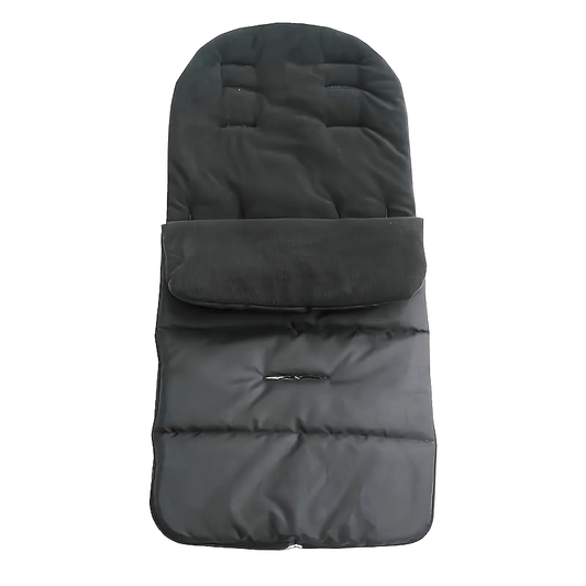 Windproof foot warmer pad for strollers, featuring universal thickness and polyester fiber material. Keep your little one's feet cozy and warm during the colder seasons with this essential pram accessory.