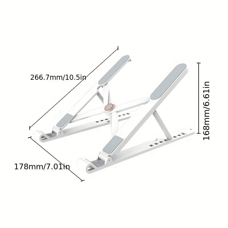 Stay cool with the 1pc Lenovo Xiao New X1 Laptop Cooling Stand. This lightweight and portable stand features a foldable design for easy transport and storage. The manual adjustable height allows for customizable comfort. Made of durable plastic material