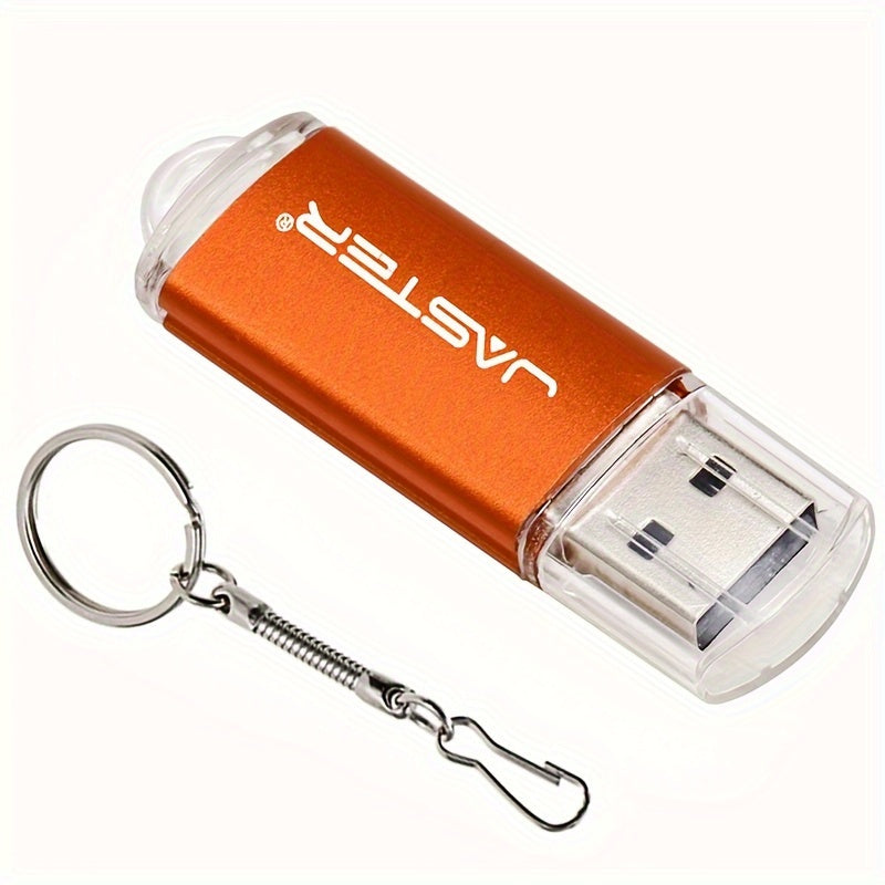 JASTER Mini USB Flash Drive in various sizes and colors with free key chain, ideal as creative gifts.