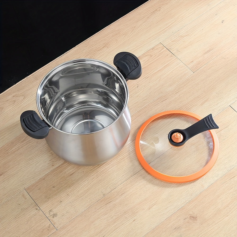 The micro-pressure stock pot is the perfect place to set up the Orange Ring.