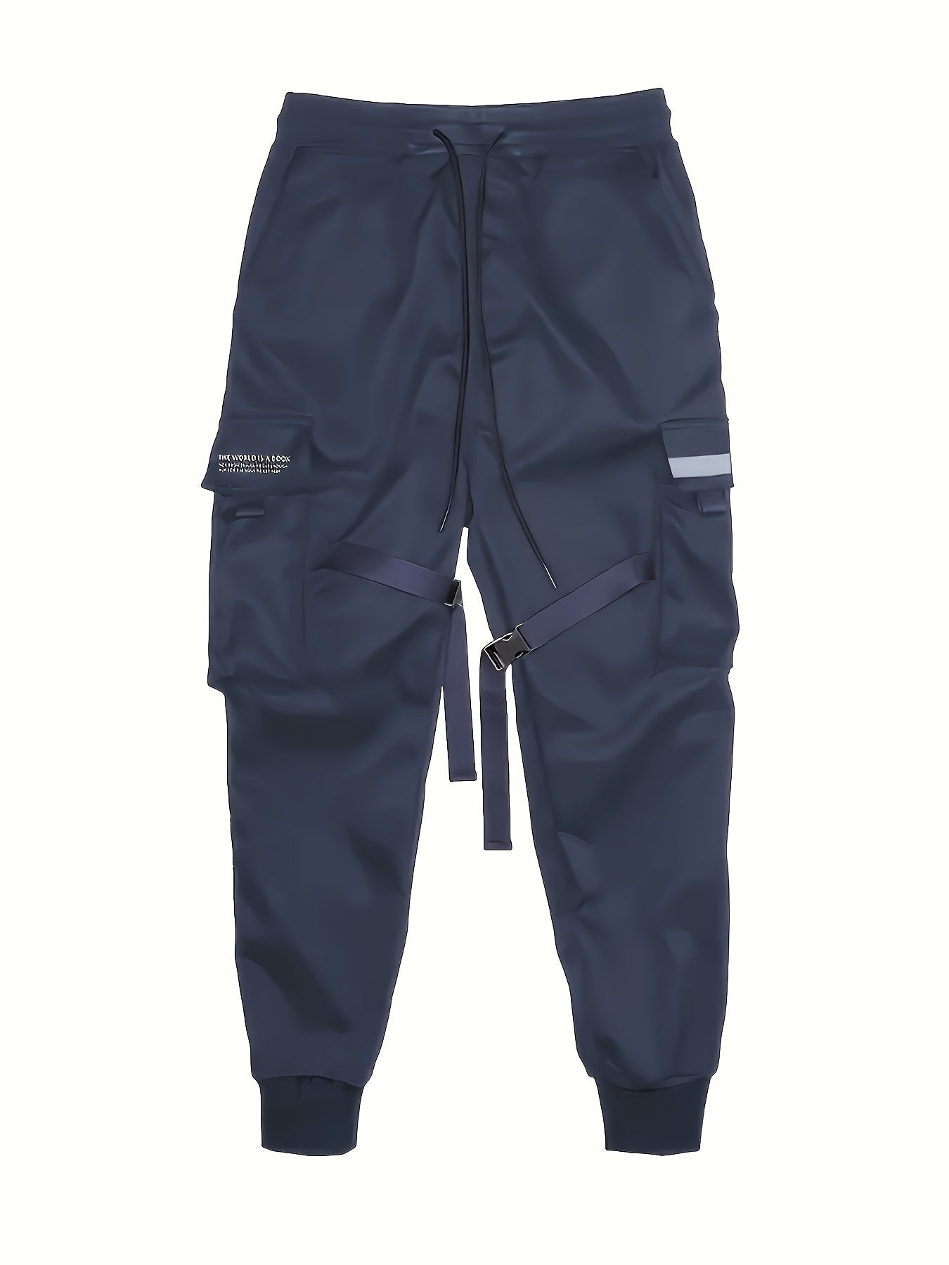 Stylish men's cargo pants with multiple flap pockets, perfect for outdoor activities and work.