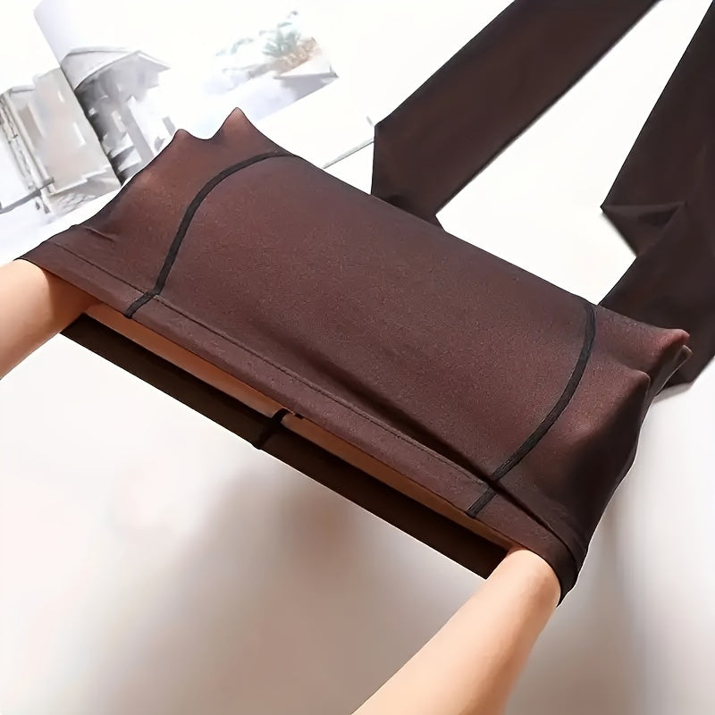 High-waisted, body-hugging pantyhose for women