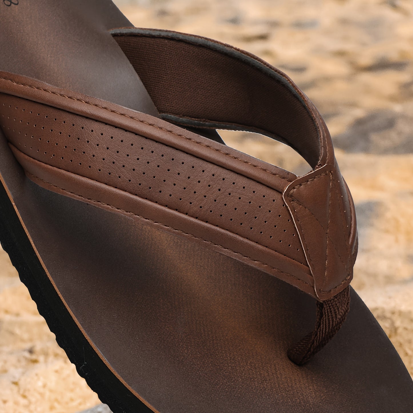 Durable lightweight flip flops for outdoor activities, with comfy non-slip EVA sole.