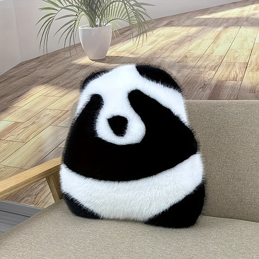 Shy-eyed Panda plush pillow for living room, bed, or car decoration. Perfect gift for birthdays, Christmas, or carnival. Can be used as a cute toy or for lumbar support.