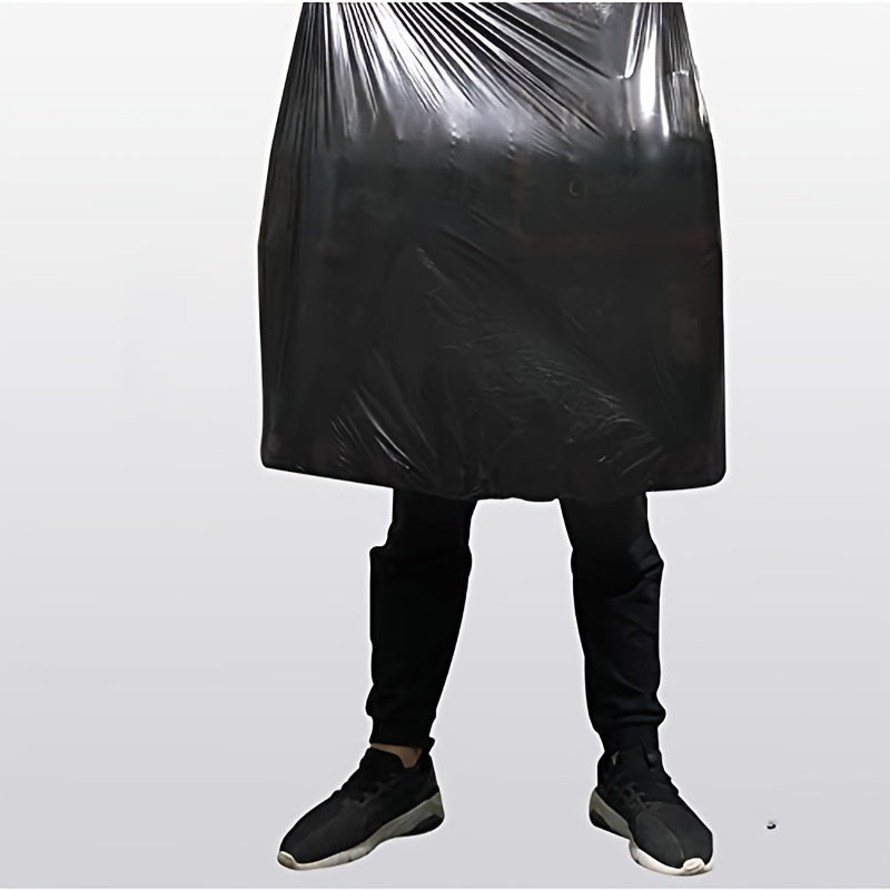 100 large-capacity trash bags for industrial waste, lawn and leaves, and extra large outdoor contractor trash can liners. Perfect for commercial trash bags in outdoor large bins for garbage cans.